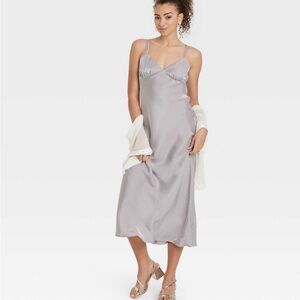 Wild Fable Gray Maxi Dress